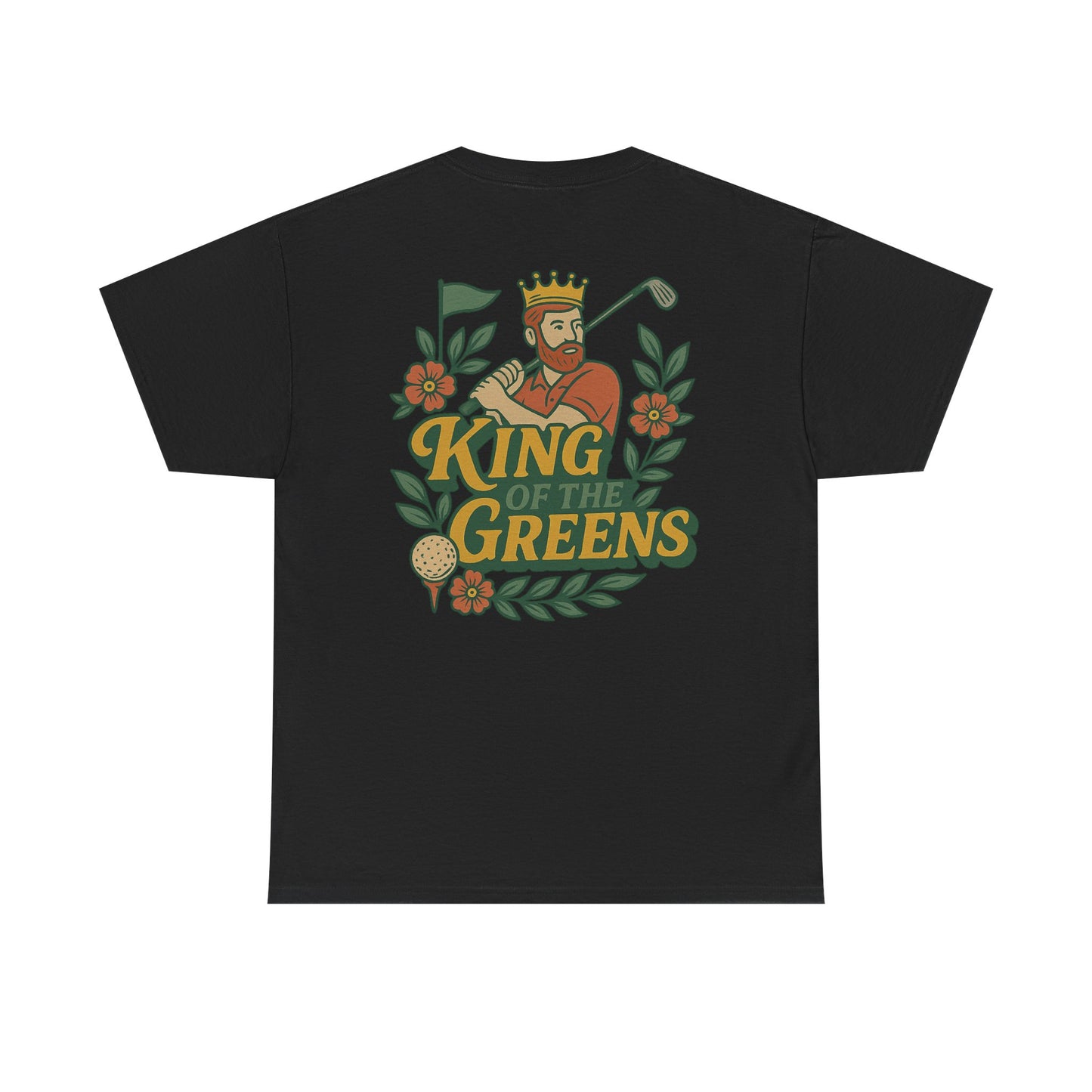 King of the Greens - Unisex Heavy Cotton Tee, Golf T-Shirt, Gift for Golfers, Golf Swagger