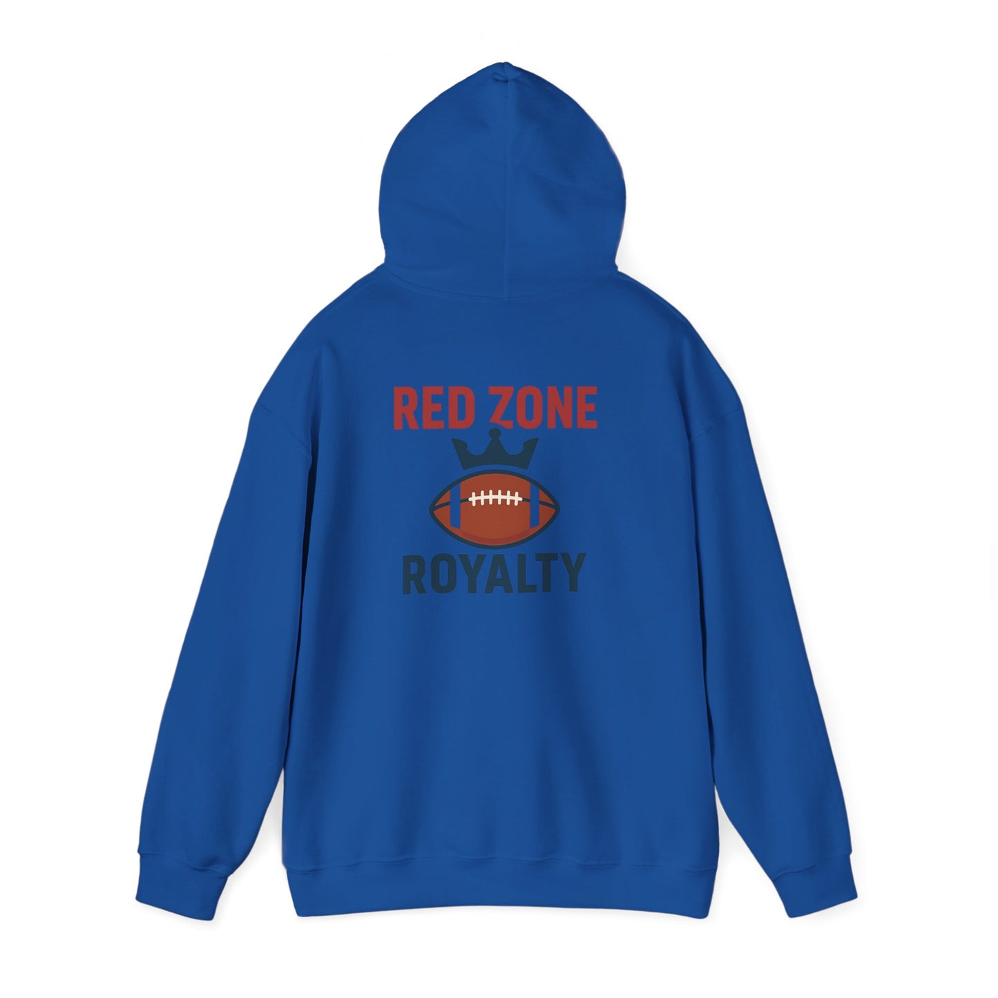 Red Zone Royalty - Football Themed Unisex Hoodie, Perfect for Game Days, Sports Lovers