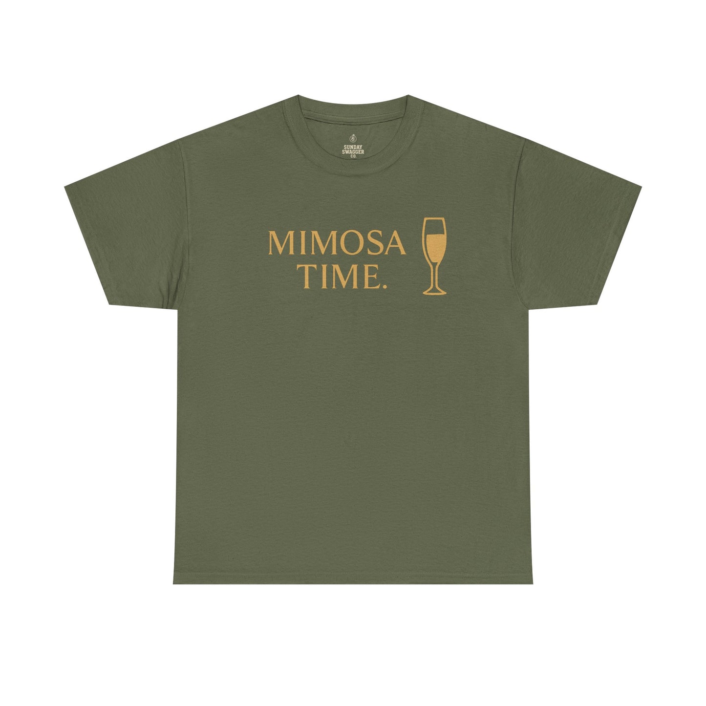 Mimosa Time - Unisex Heavy Cotton Tee | Shirt for Brunch, Gift for Her