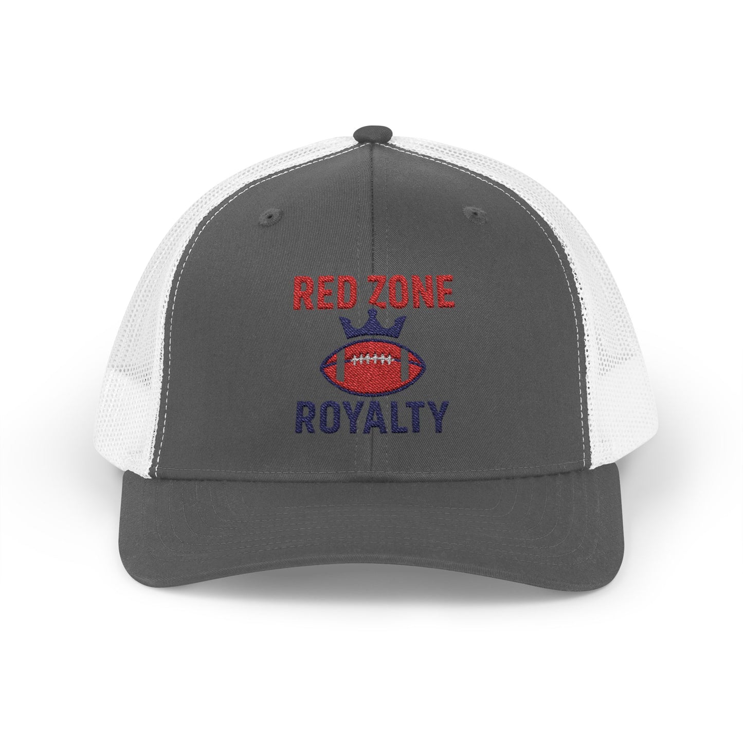 Red Zone Royalty Snapback Trucker Cap, Sports Hat, Football Fan Gear, Gift for Sports Lovers, Custom Embroidered Cap