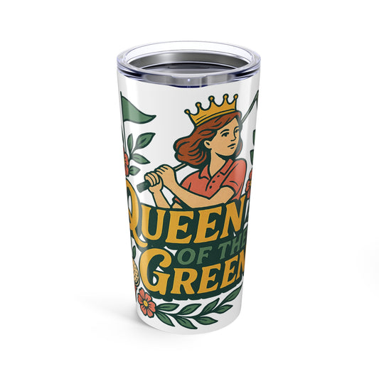 Queen of the Greens - 20oz White Tumbler
