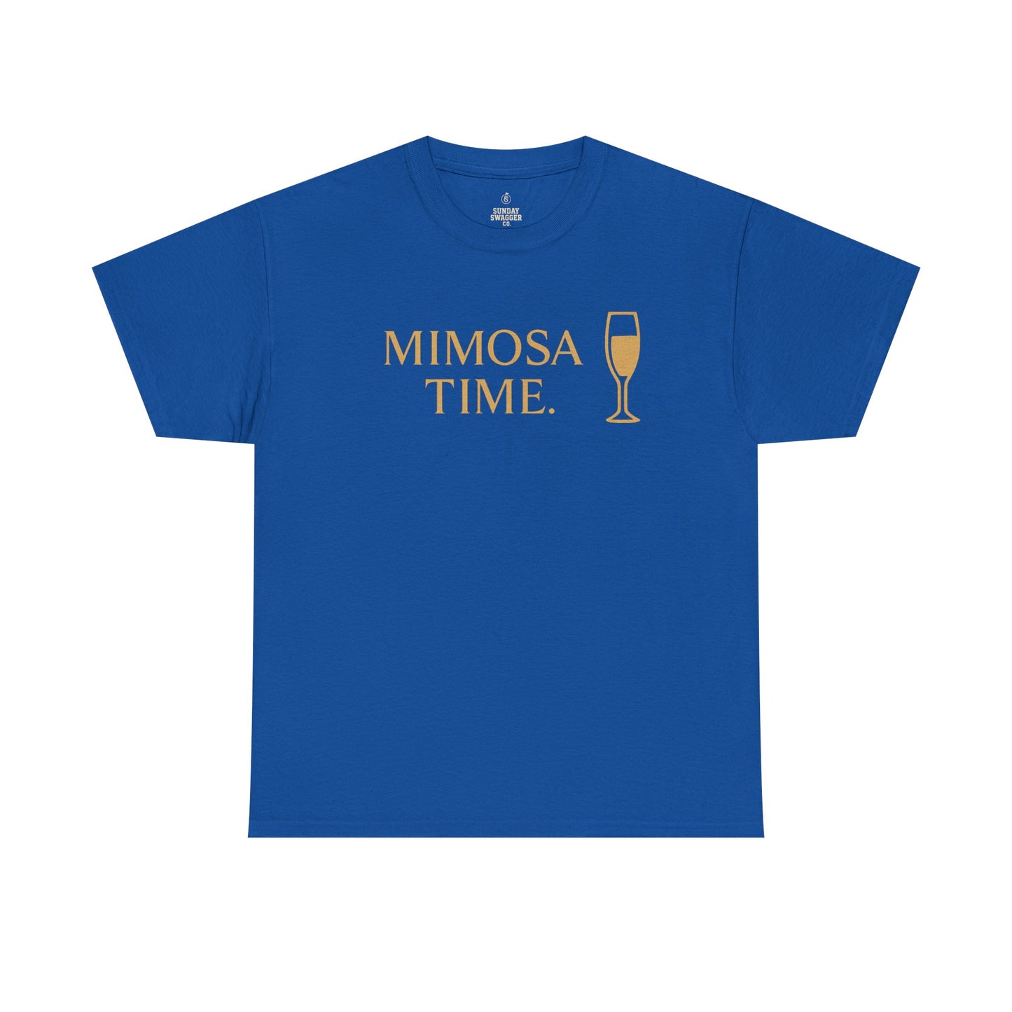 Mimosa Time - Unisex Heavy Cotton Tee | Shirt for Brunch, Gift for Her