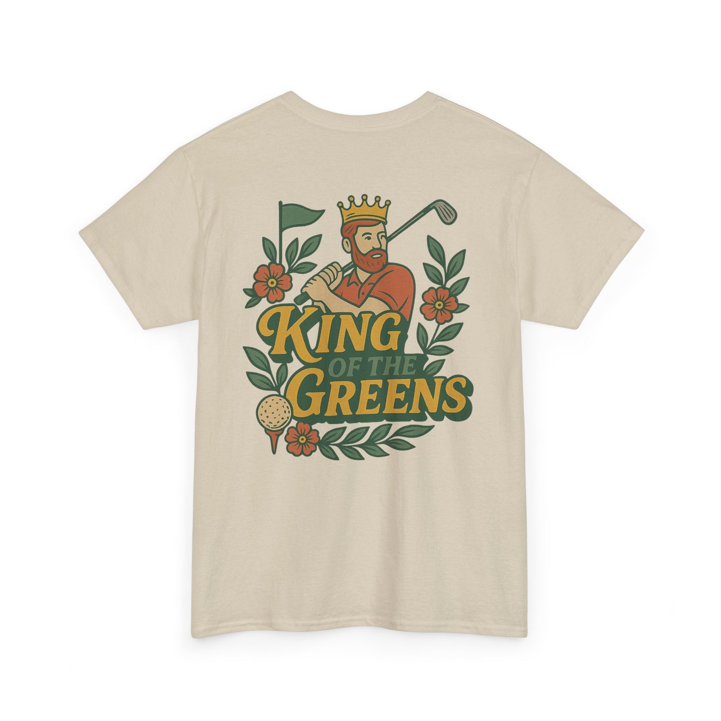 King of the Greens - Unisex Heavy Cotton Tee, Golf T-Shirt, Gift for Golfers, Golf Swagger