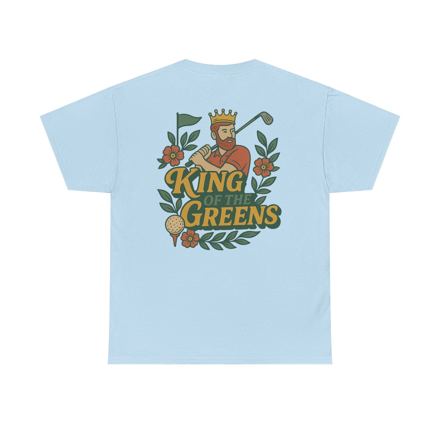 King of the Greens - Unisex Heavy Cotton Tee, Golf T-Shirt, Gift for Golfers, Golf Swagger