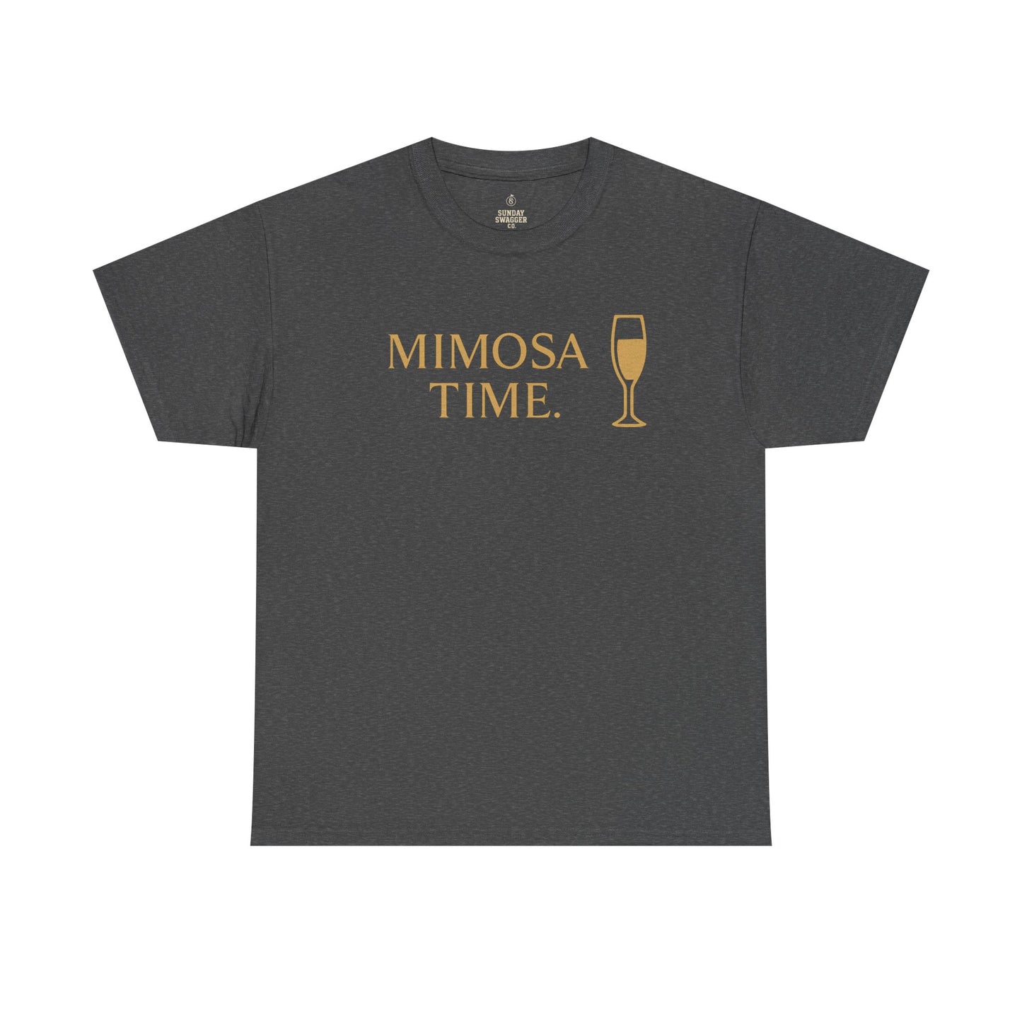 Mimosa Time - Unisex Heavy Cotton Tee | Shirt for Brunch, Gift for Her