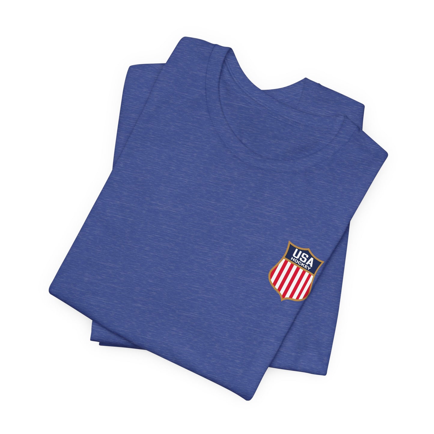 USA Champion Photo Tee — Patriotic Athlete Graphic T-Shirt