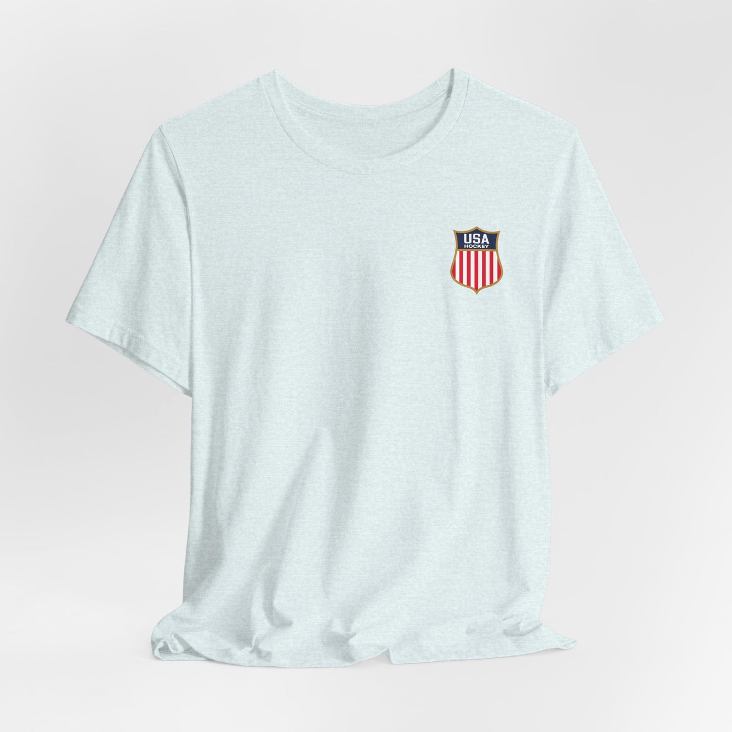 USA Champion Photo Tee — Patriotic Athlete Graphic T-Shirt