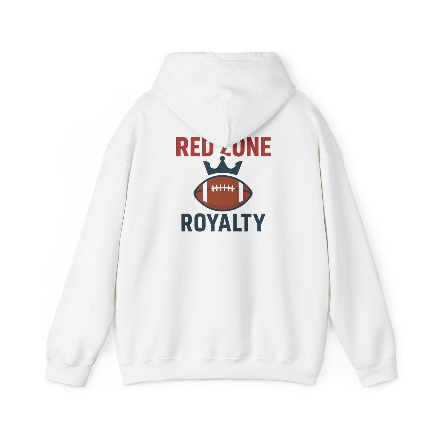 Red Zone Royalty - Football Themed Unisex Hoodie, Perfect for Game Days, Sports Lovers