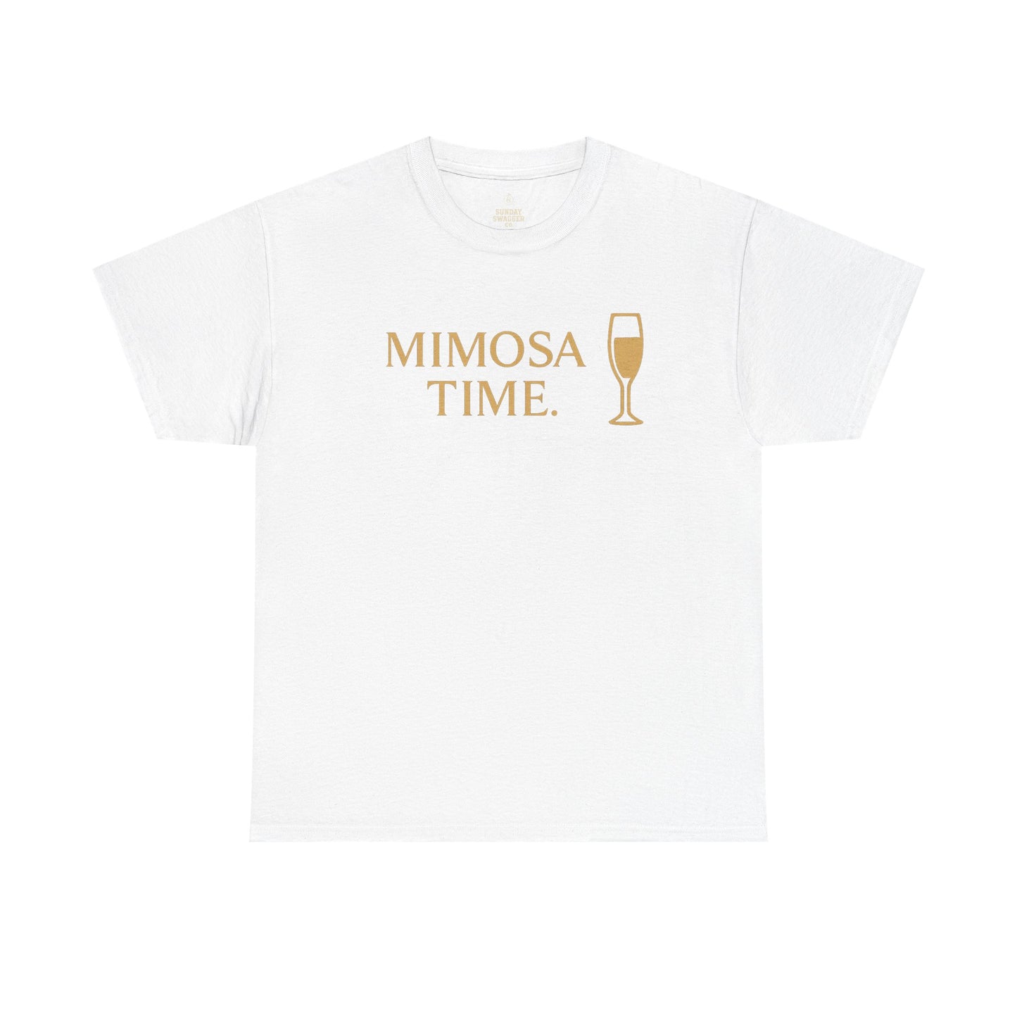 Mimosa Time - Unisex Heavy Cotton Tee | Shirt for Brunch, Gift for Her