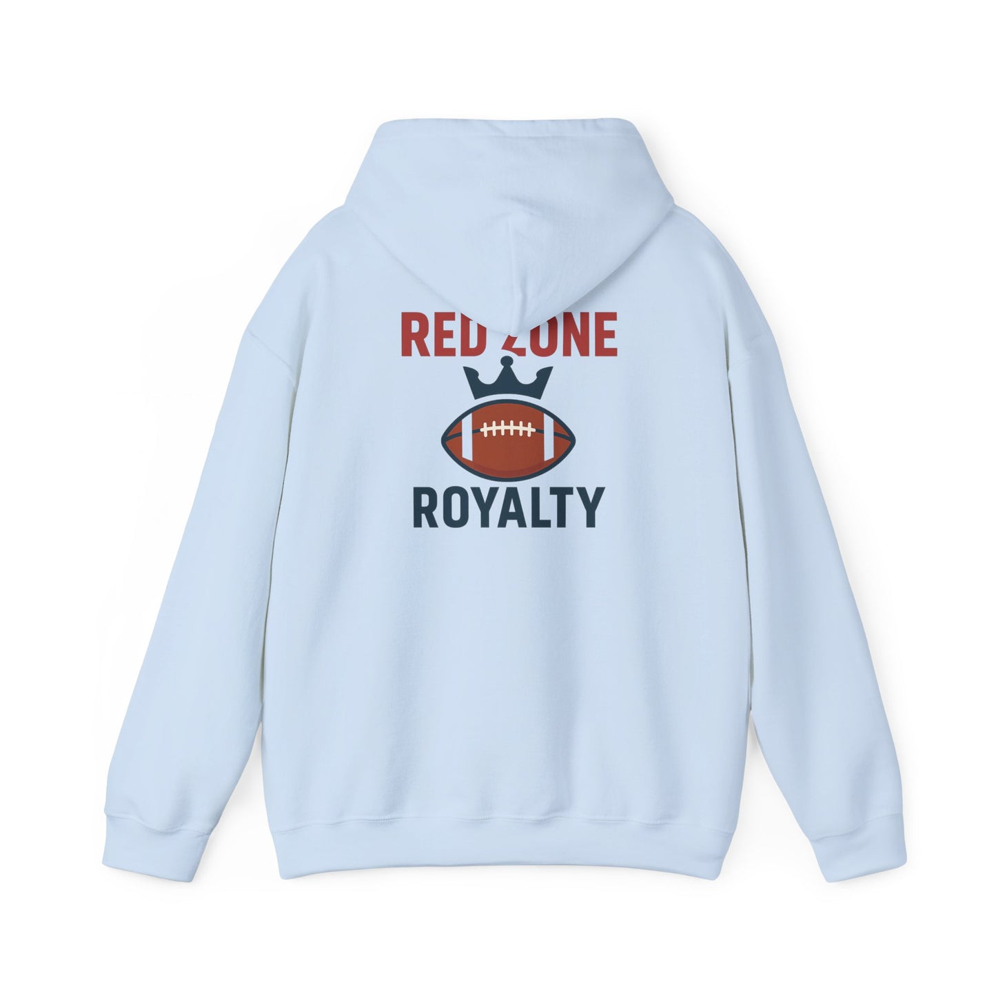 Red Zone Royalty - Football Themed Unisex Hoodie, Perfect for Game Days, Sports Lovers