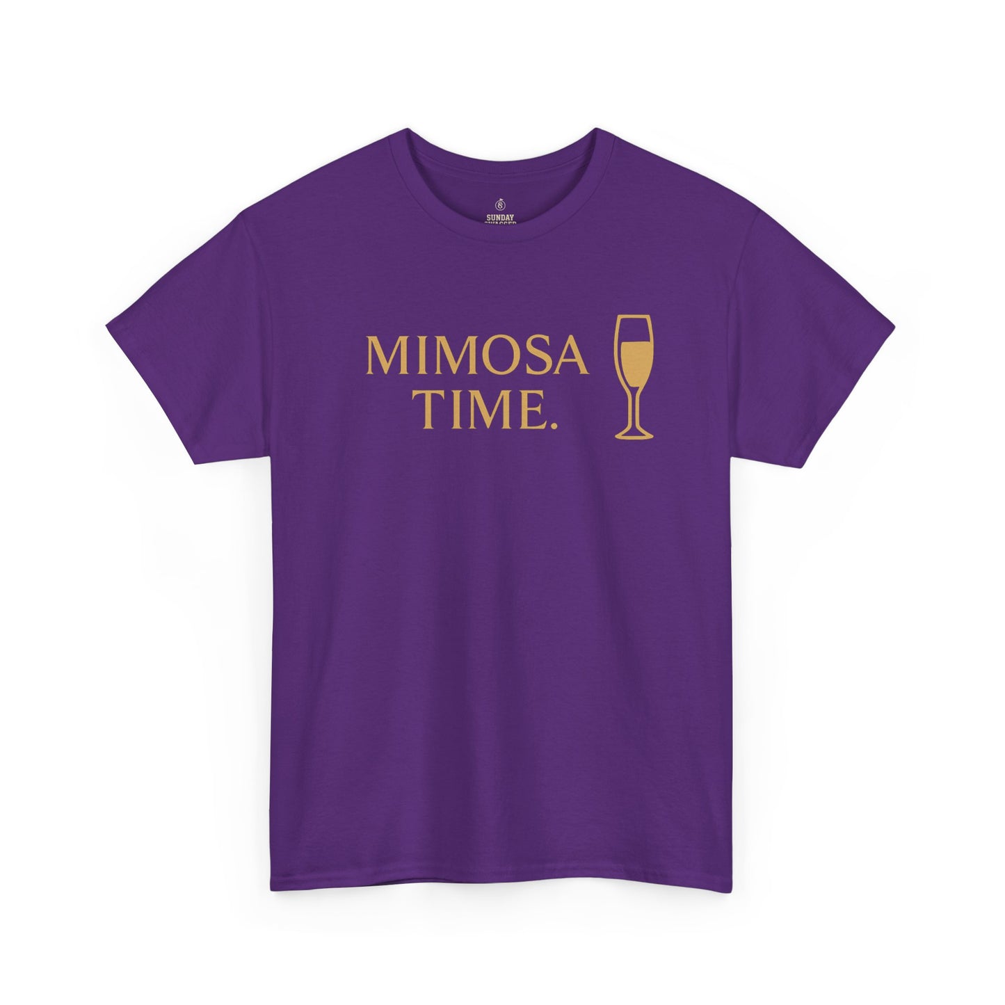 Mimosa Time - Unisex Heavy Cotton Tee | Shirt for Brunch, Gift for Her