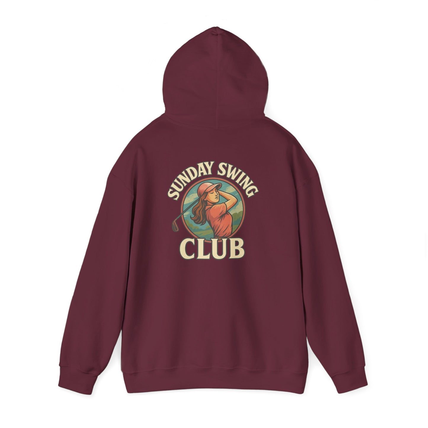 Sundays Swing Club- Unisex Hoodie-  Golf Hoodie, Gift for Golf Lovers