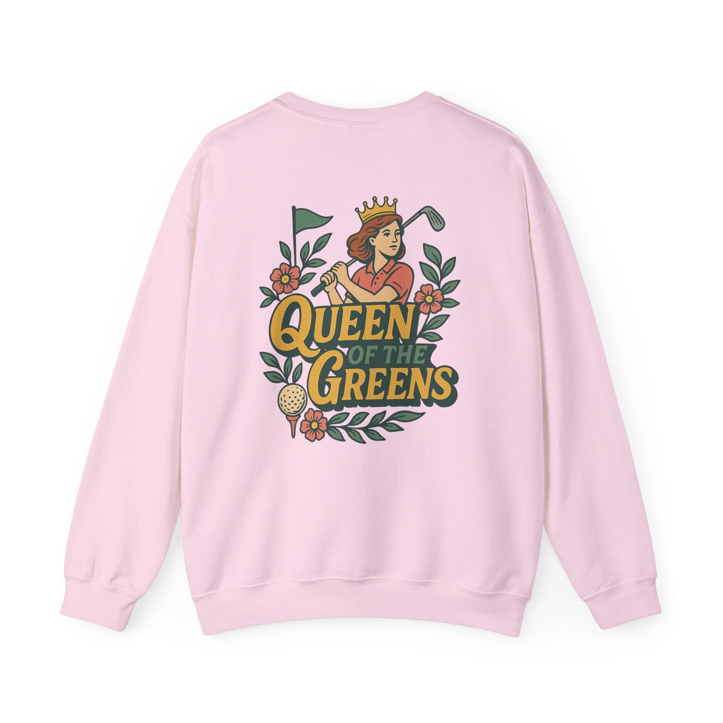 Queen of the Greens - Crewneck Sweatshirt, Golf Lover Gift, Unisex Sweatshirt, Vintage Golf Design