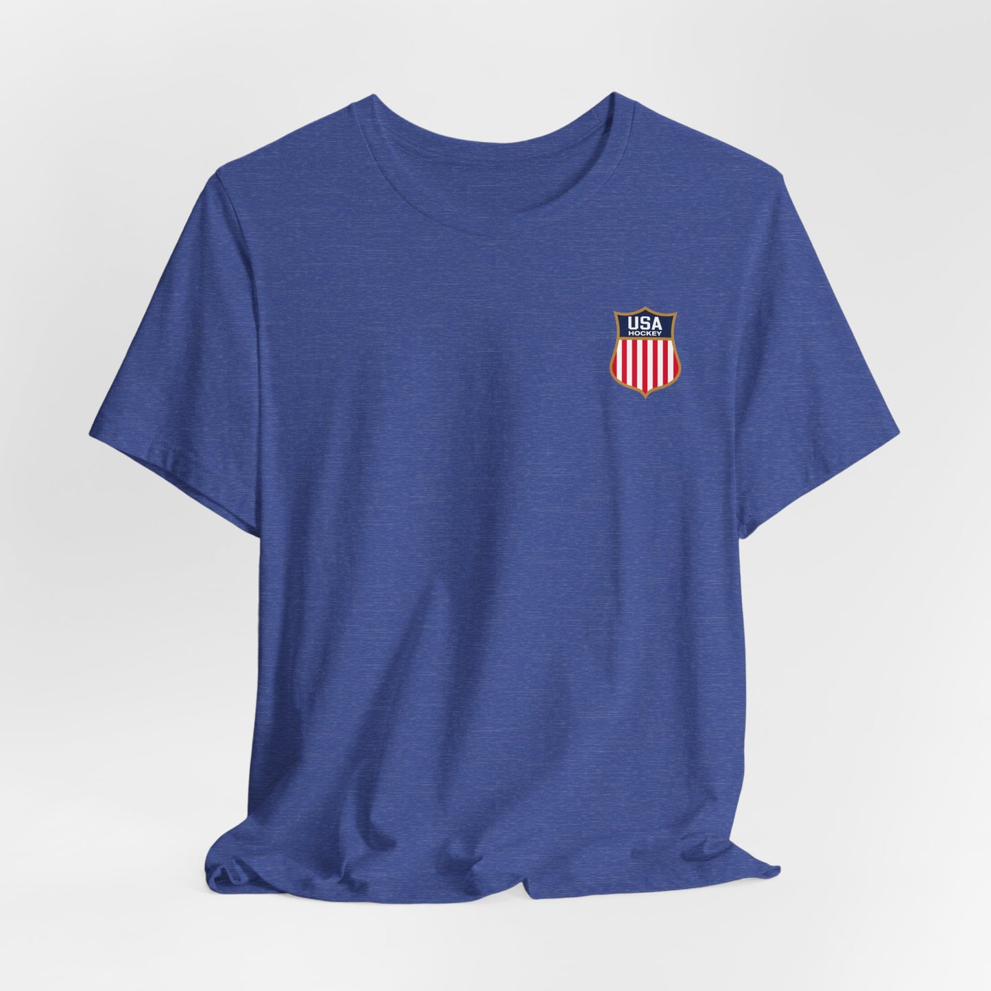 USA Champion Photo Tee — Patriotic Athlete Graphic T-Shirt