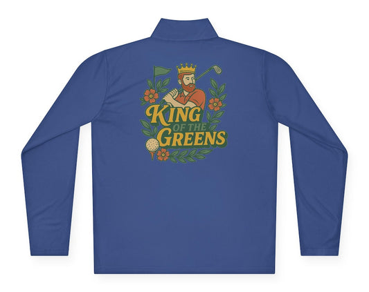 King of the Greens - Unisex Quarter Zip Pullover